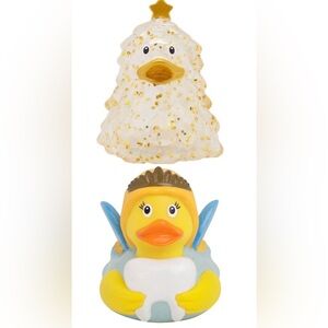 Set of 2 rubber ducks - Christmas & tooth fairy